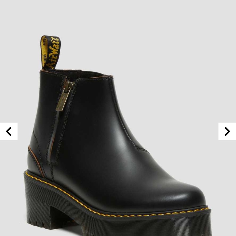 Dr. Martens Black Platform Chelsea Boots